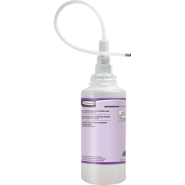 Rubbermaid Commercial 54.1 fl oz (1600 mL) Foam Free 'N Clean Soap Refill 4 PK RCPFG750390 - main